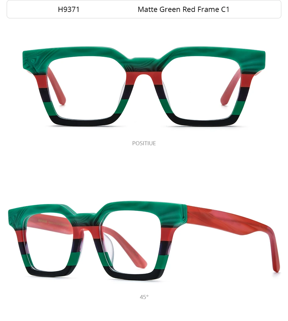 HEPIDEM Acetat Brille Männer Marke Designer Oversize Große Größe Brillen Rahmen Japanische Handgemachte Brille Männer Dicke Brillen 9374 – Detail 26