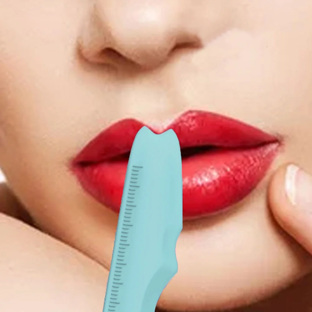 

2Pcs Eyeliner Stencil Tool with Scale Multi-Use Makeup Aid for Eyes Lips and Brows Non-Slip Design for Beginners