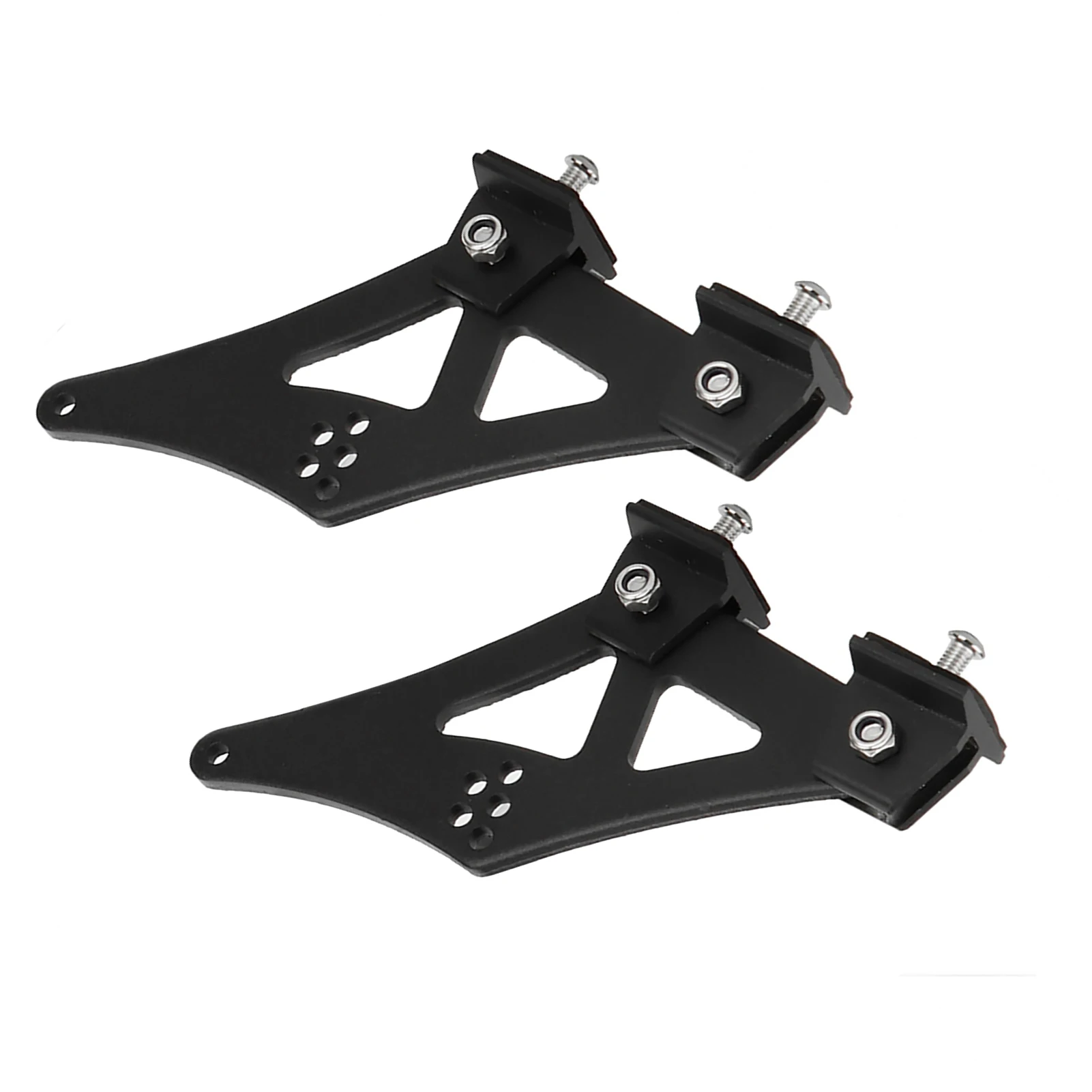 5 "Universal coche CNC aleación de aluminio ala trasera maletero de carreras alerón trasero soportes de montaje patas de ala trasera