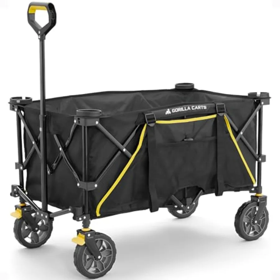 Collapsible Folding Outdoor Utility Wagon, 7 Cu Feet