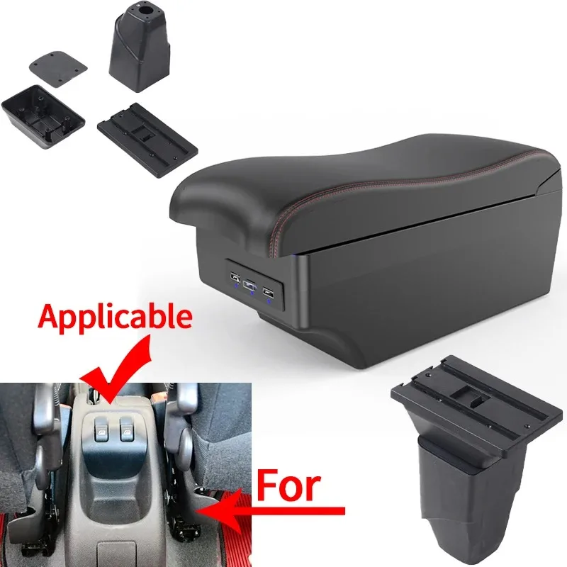 Für PEUGEOT 206 Armlehne Box Für Peugeot 206 cc Cabrio Auto Armlehne Lagerung Box Innen Gewidmet Nachrüstung teile Auto Zubehör