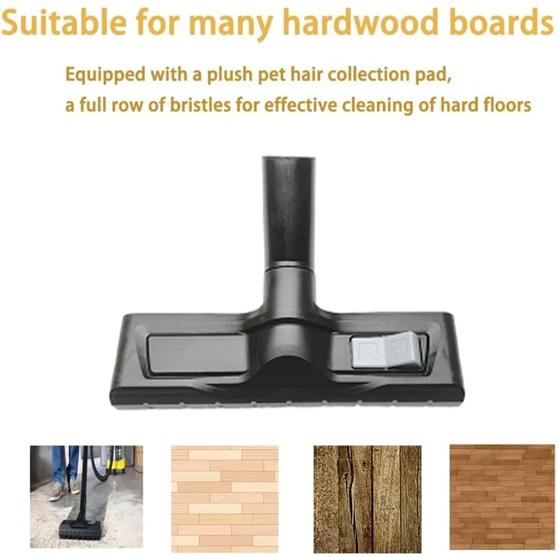 WHYY-For Karcher WD3 WD5 WD6 Accessories Kit Hard Floor Brush & Vacuum Dust Bags Enhance Your Cleaning Experience