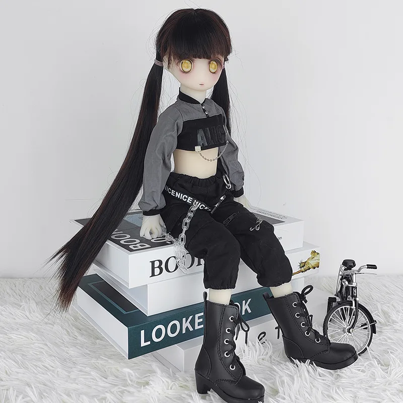 40cm Full Body Soft Silicone BJD Doll With Metal Skeleton for Action Figures