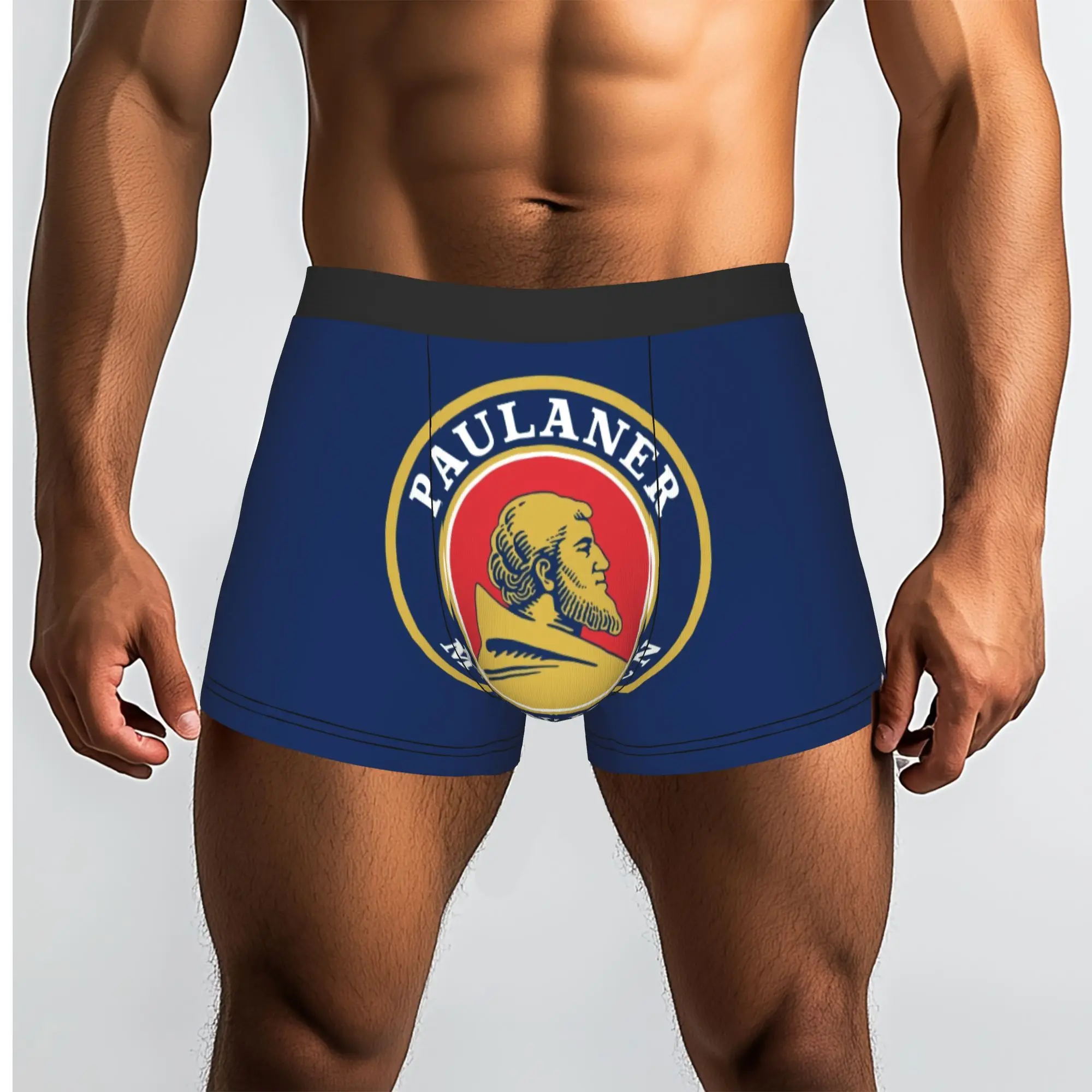 Custom P-paulaners Spezi Munich Beer Drink Underwear Men Printed  Boxer Briefs Shorts Panties Breathable Underpants