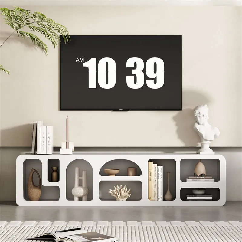 

Скандинавский белый телевизионный шкаф для гостиной, декоративный витринный шкаф в стиле инс, простой шкаф для хранения вещей, тумба-хранилище