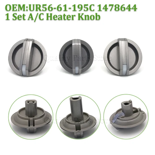 1478644   Para Mazda BT50 Ford Ranger 2006-2011 salida de ventilación de coche aire acondicionado A/C perilla de interruptor de Control 1 juego UR56-61-195C UR58-61-195C