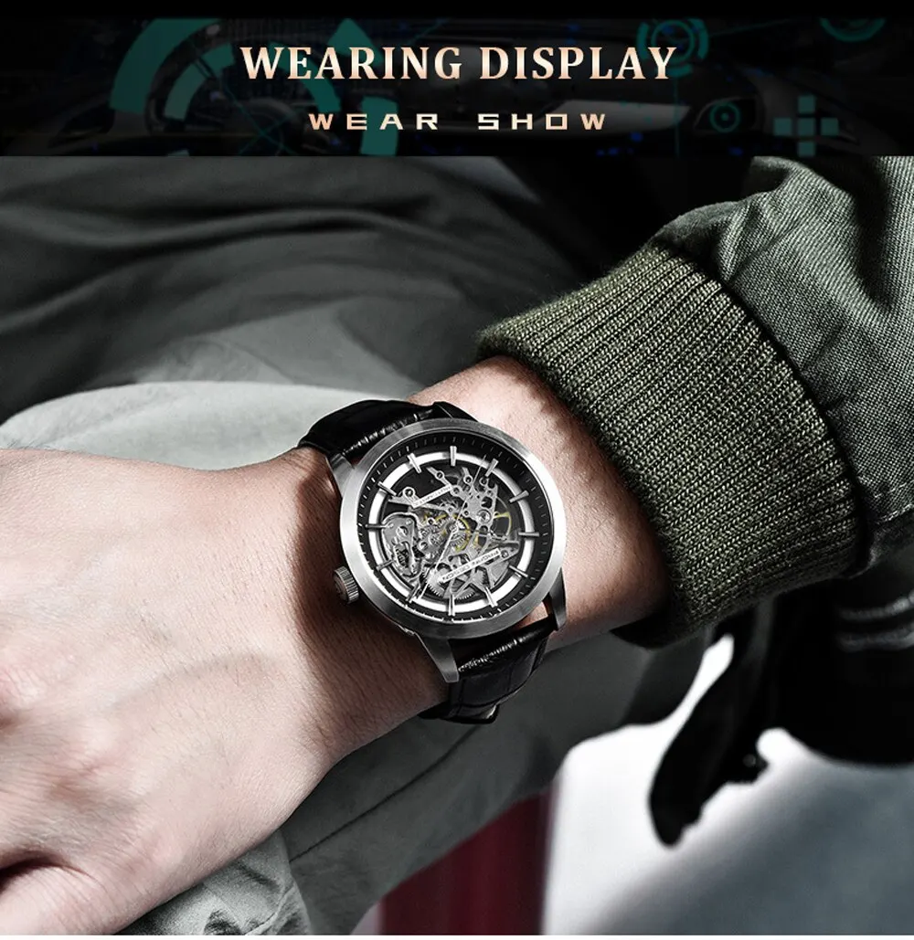 PAGANI DESIGN-Relógio mecânico automático de luxo para homens, aço inoxidável, impermeável, relógio de couro esportivo, novo, 2022