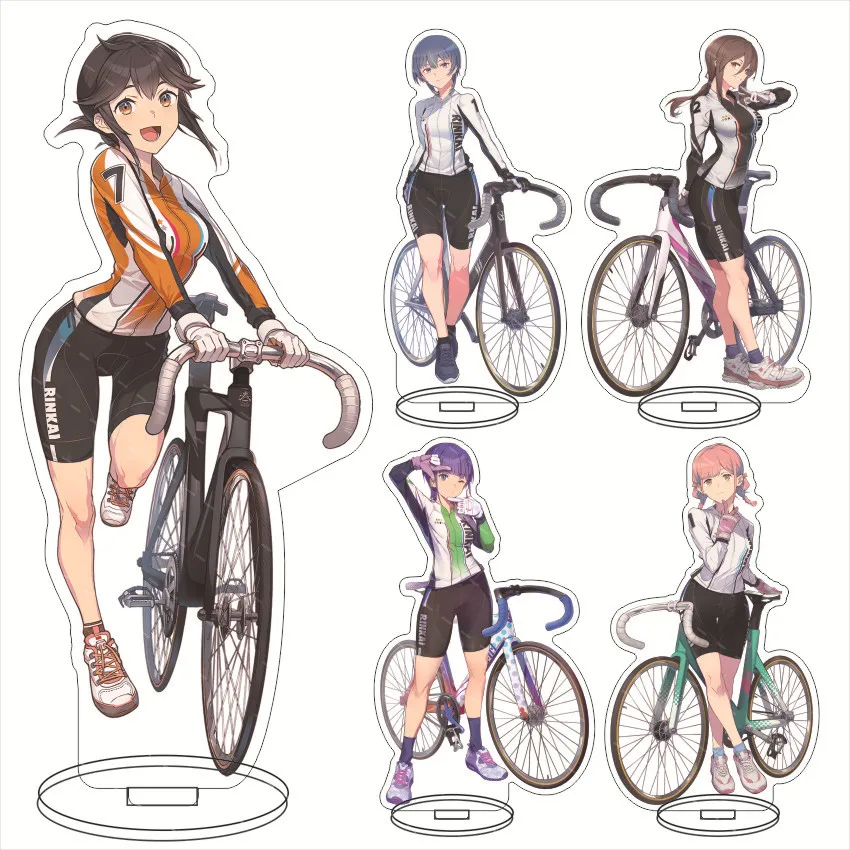 Rinkai! Anime Acrylic Stand Model Plate Decoration Desk Figure Display Friends Peripheral Products Cartoon Girls Gift