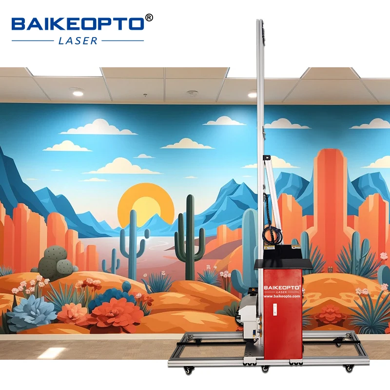 Factory Price Wall Printing Machine  UV Vertical Wall Printer/ Background Wall Painting Digital Varnish Inkjet Printer