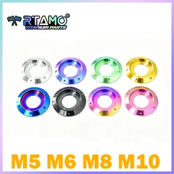RTAMO Titanium Washer M5 M6 M8 M10 Fancy Step Gasket for Bicycle Motorcycle Car (1pc)