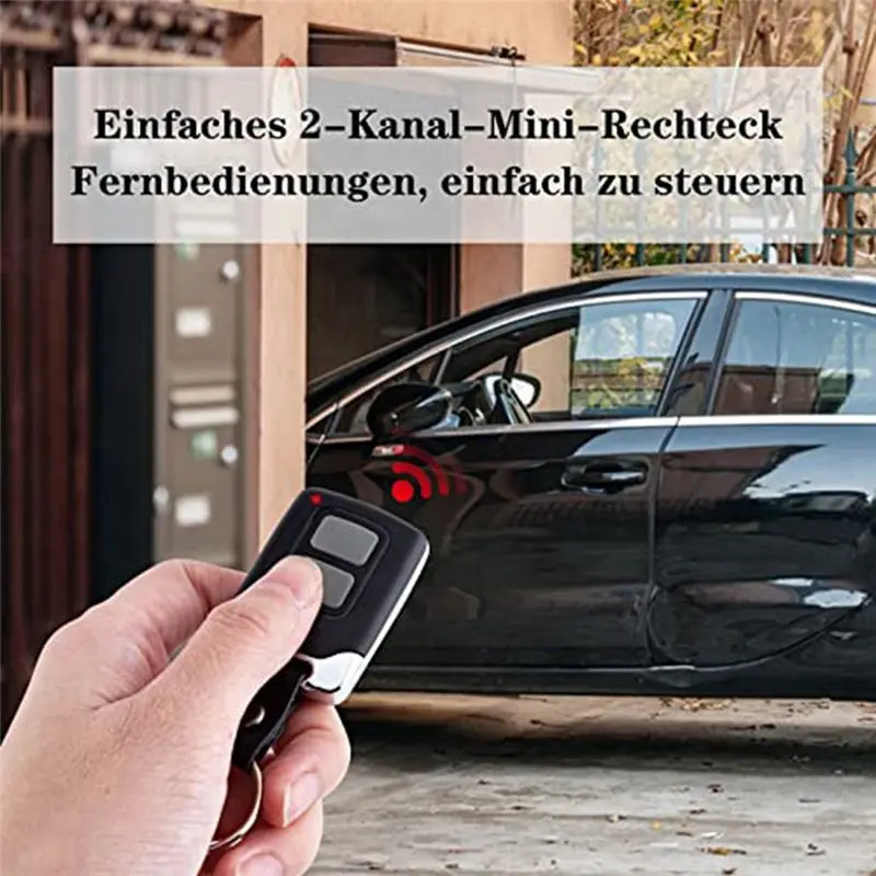 ABKN Garage Door Opener Remote Control Compatible with FAAFIX, 433Mhz Handheld Transmitter, 2-Channel