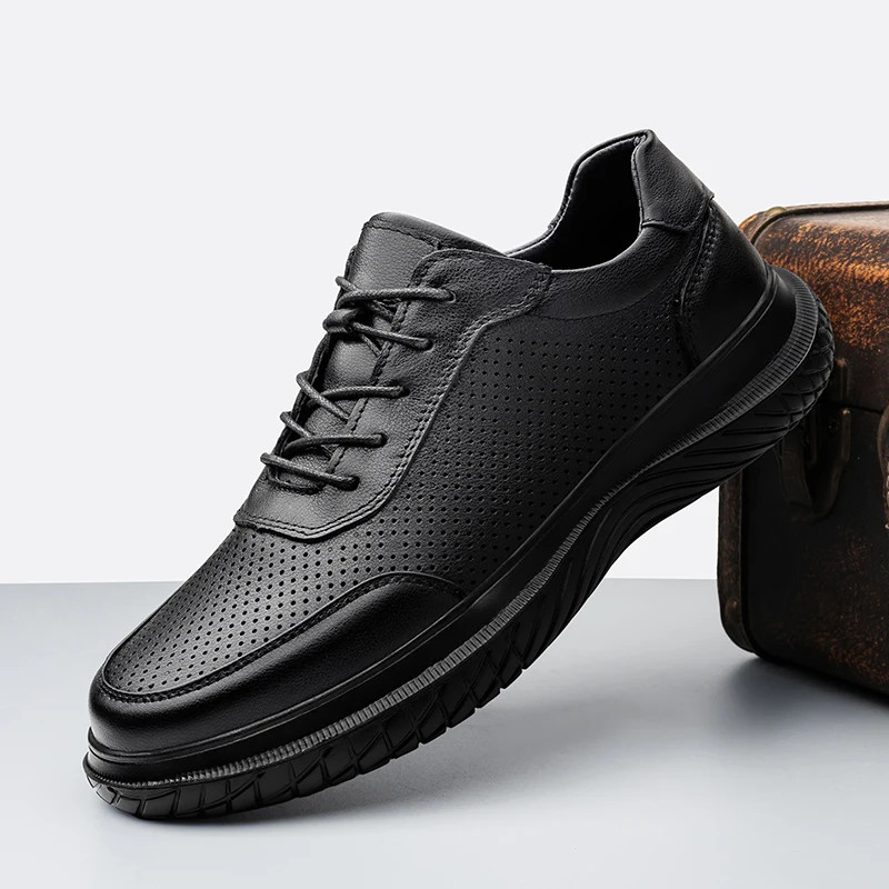 

Slip-Resistant Men's Office Shoes Non-Slip Business Leather Professional Dress Shoes for Work Men sneakers