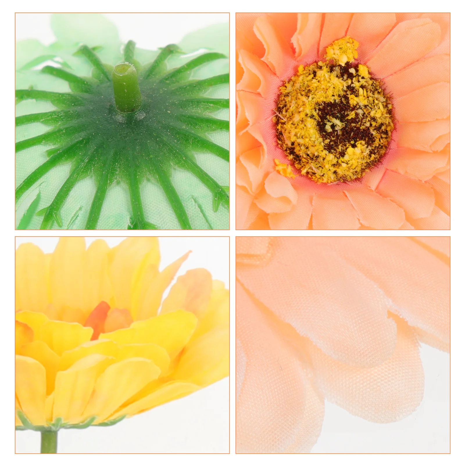 

10Pcs Fake Chrysanthemum Daisy Flower Heads Lifelike Wedding DIY Craft Decoration Silk Artificial Flowers