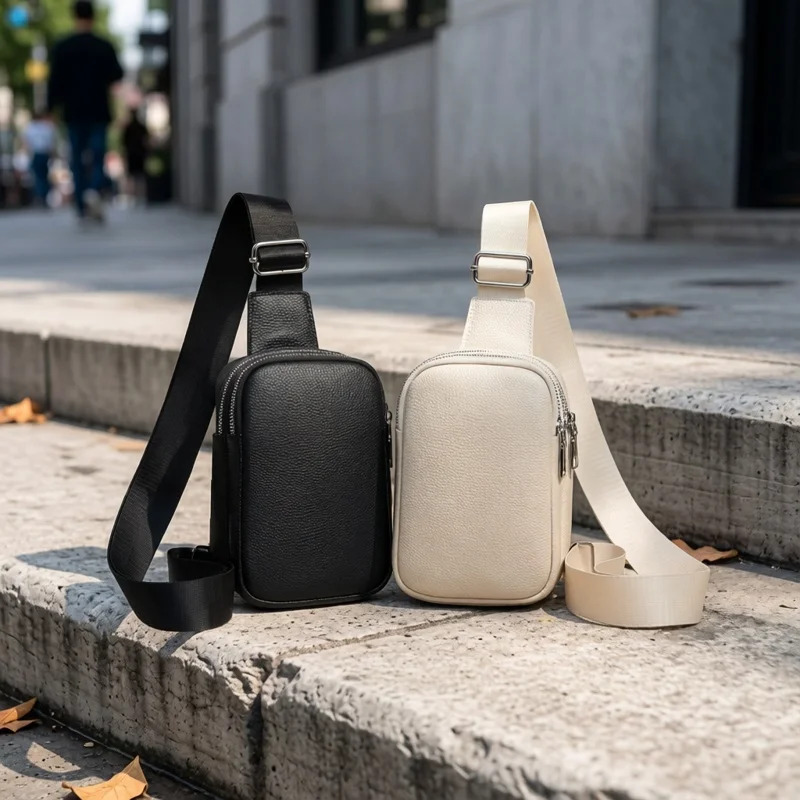 leather-crossbody-chest-bag-small-running-phone-bag-portable-genuine-leather-shoulder-bag-for-men-and-women-motorcycle-style