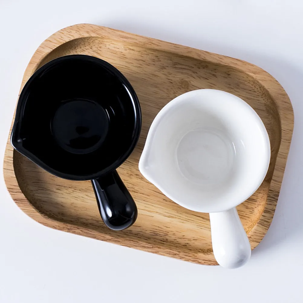 

Набор из 5 шикарных керамических кувшинов для молока с одной ручкой, гладкие, полированные, не выцветающие, для кафе, кондитерских, дома и кухни