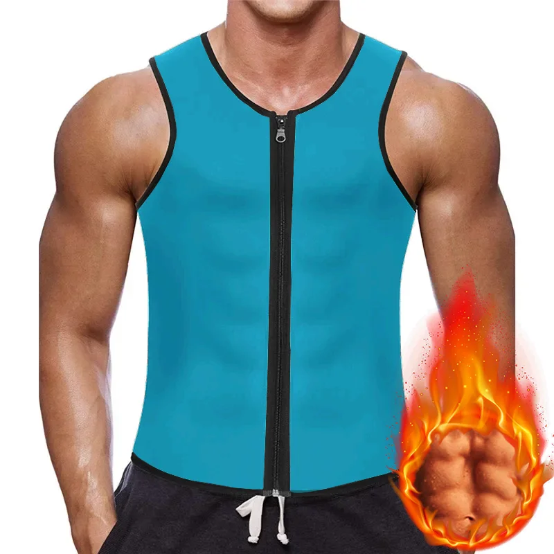 

Men Body Shaper Waist Trainer Sauna Suit Sweat Vest Slimming Underwear Weight Loss Fat Burning Workout Tank Tops Shapewear