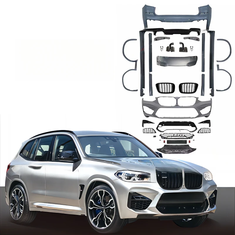 High Quality M Sport M Tech Full Set Body Kit Fit For X3 G01 G08 2017-2020 Normal M40i M40 Version Auto Exterior Facelift Upgrad