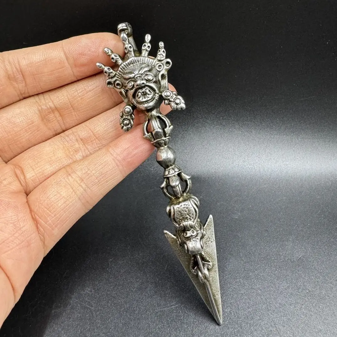 Tibet Tibetan Wrathful Deity Phurba vajra Buddha vajra Statue Ornament Home Office Cabinet Deco Desktop Decor Figurines