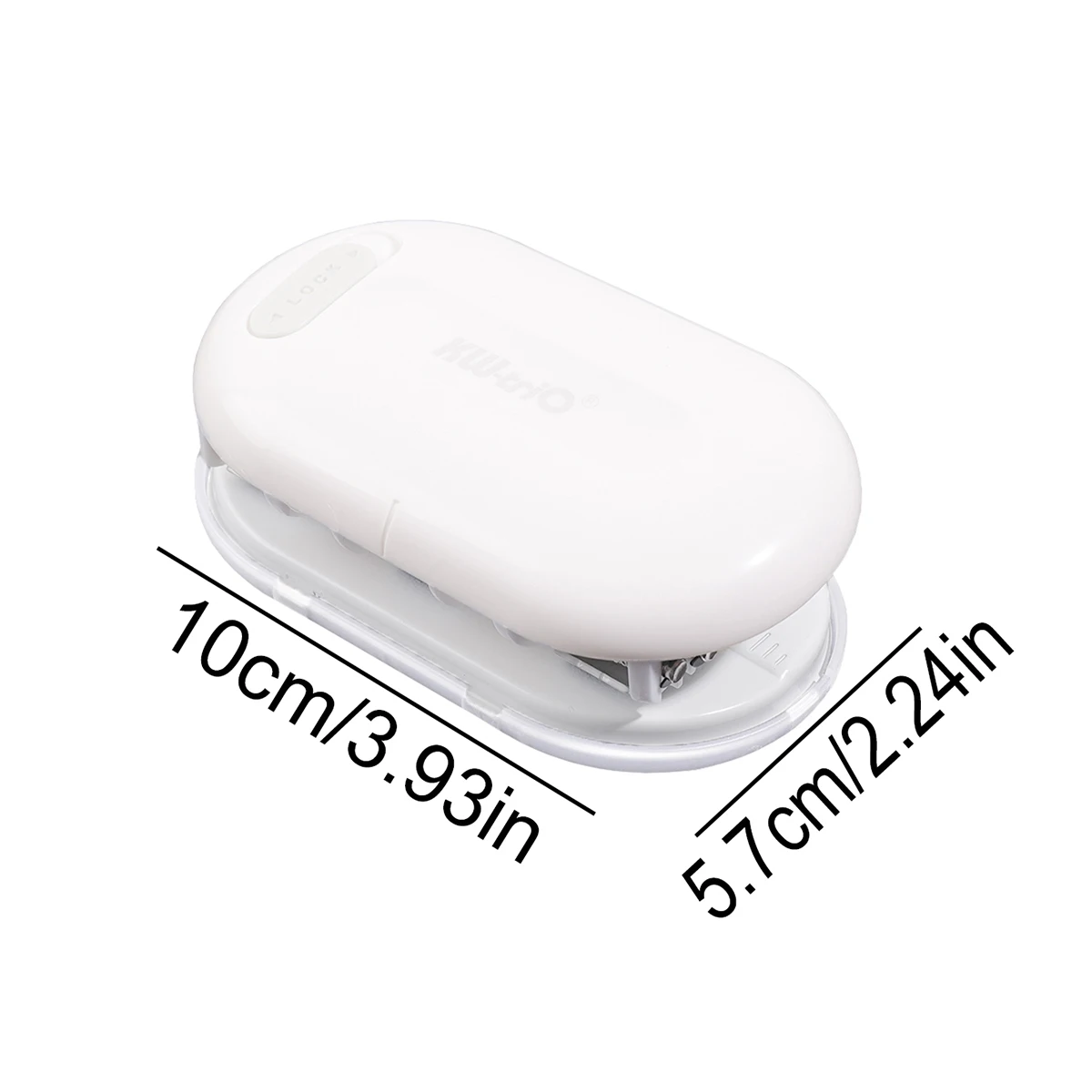 1 PC 3-Hole Round Paper Punch, Portable Hole Puncher for Crafts Scrapbooking Supplies, DIY Card Making & Paper Crafting Tool