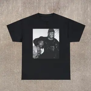 90\'s Hip Hop T-shirt | Mike Tyson & Tupac | Unisex Classic Fit | Old School Rap Tee