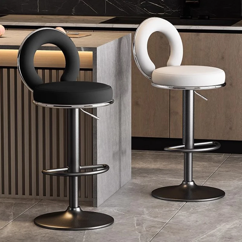 

Modern Designer Bar Stools Living Room Party Swivel Accent Reception Luxury Designer Throne Ergonomic Banqueta Home Furniture