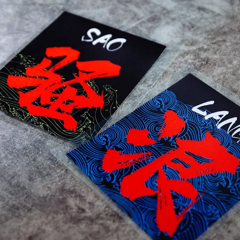 

Наклейка для стайлинга автомобилей, наклейка для китайских слов, Lang Sao Wave, японский кокетливый гоночный мотоцикл, велосипед, компьютерный шлем, наклейки