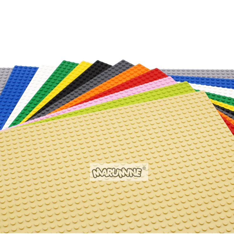 Marumine-ビルディングブロック,ベースプレート,日曜大工の部品,古典的なmocレンガ,教育建設アクセサリー,50x50ポイント,5050