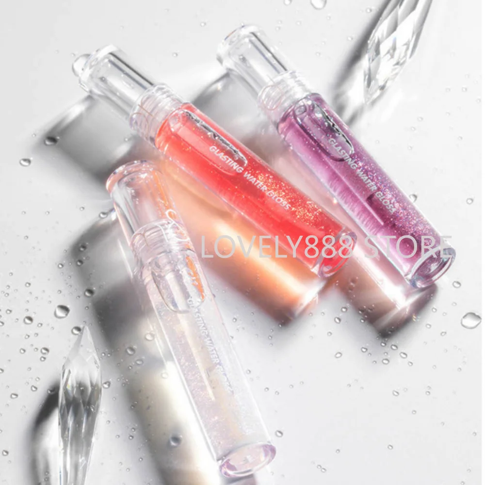 Romand Lip Gloss Glasting Water Tint Mirror Diamond Shining Lip Glaze Long-Lasting Waterproof Liquid Lipstick makeup Cosmetics