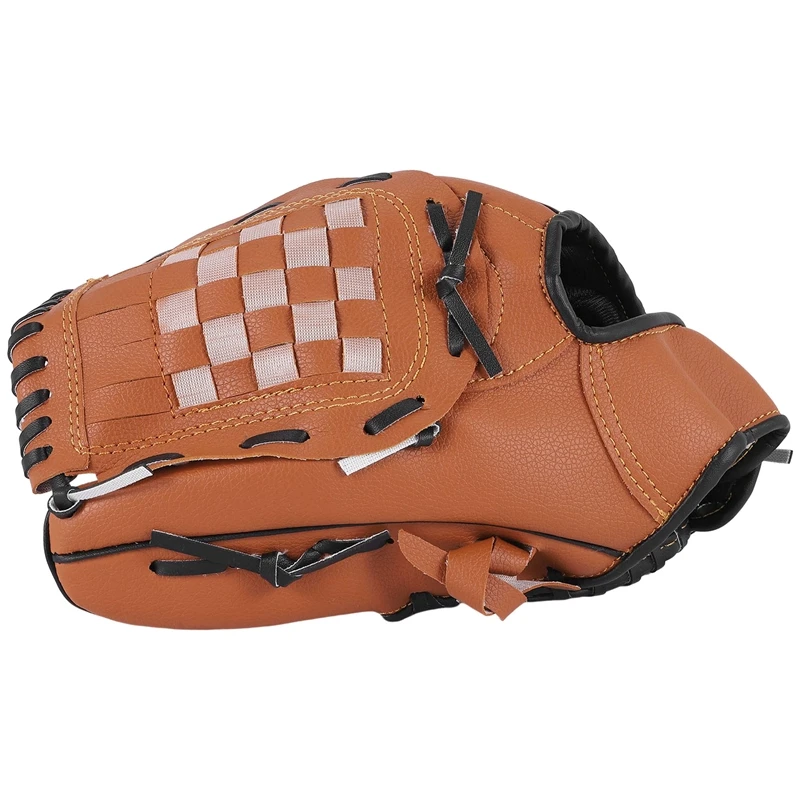 Guante de béisbol deportivo para adulto, accesorio para mano derecha, Softball, 2 colores