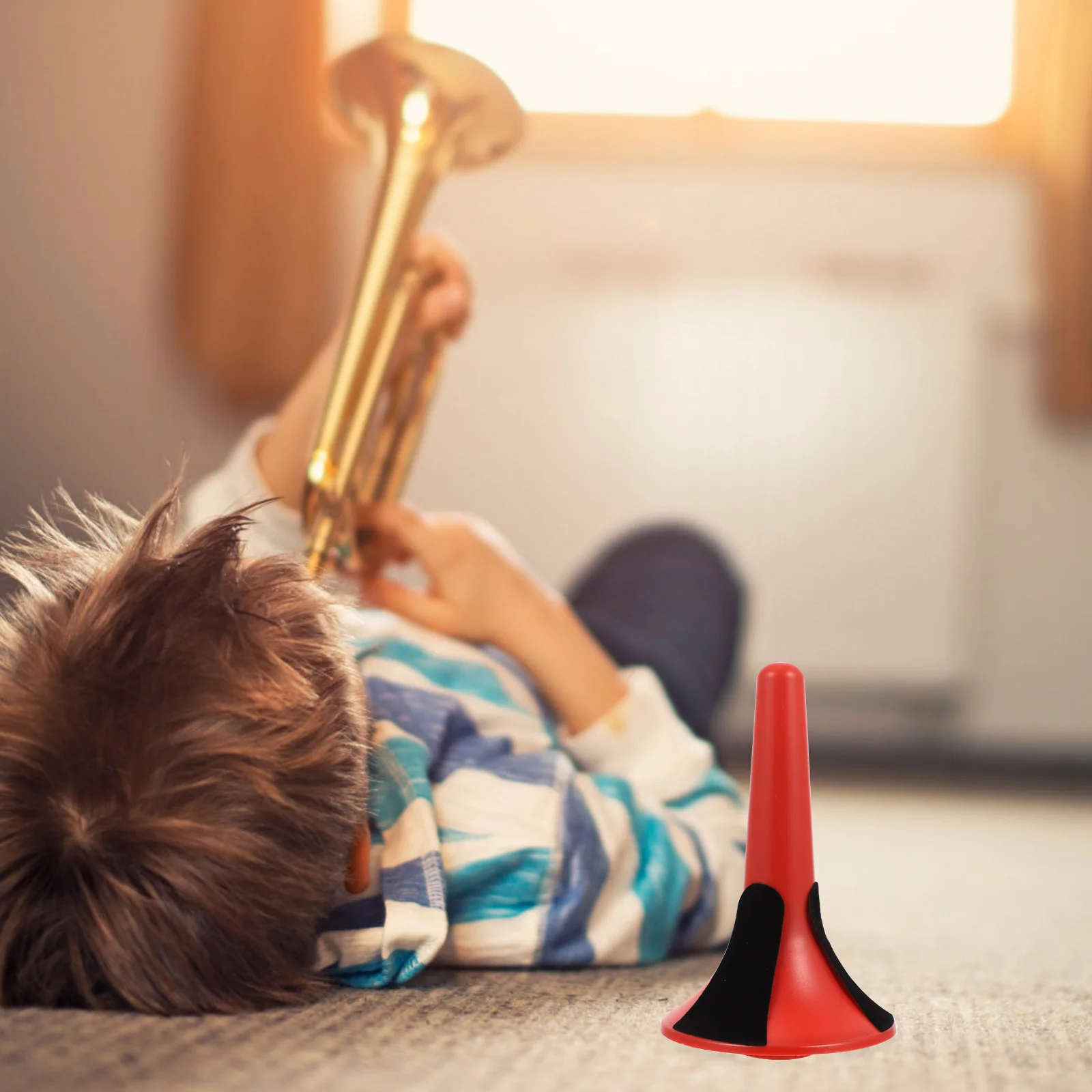 

Trumpet Holder Stand with Detachable Foldable Metal Tripod for Trumpet Wind Instrument Accessories (Red)