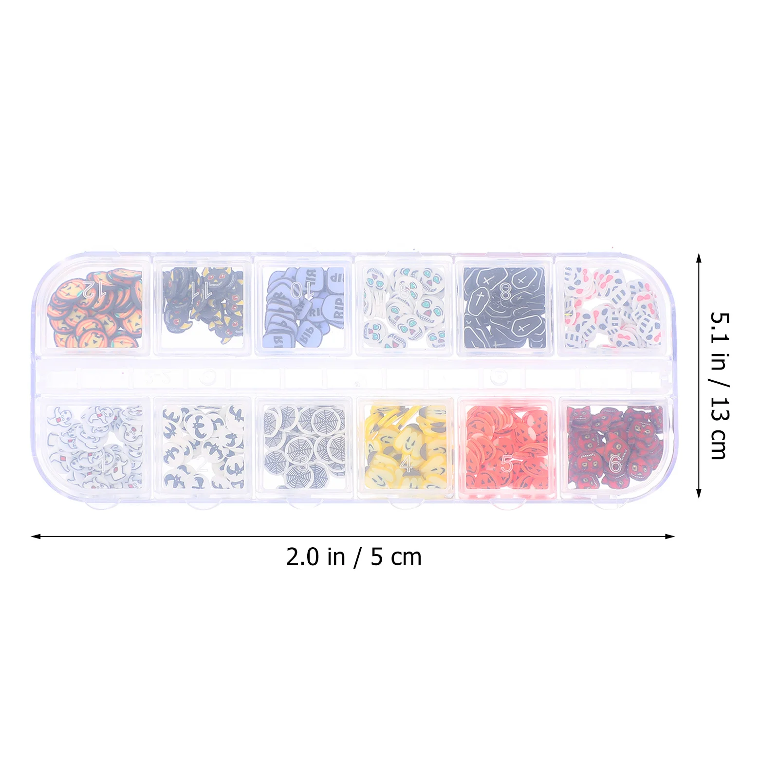 

3 Boxes Halloween Nail Sequins Decals Art Charms Manicure Decoration Pumpkin Spider Web Ghost DIY Nail Sequins
