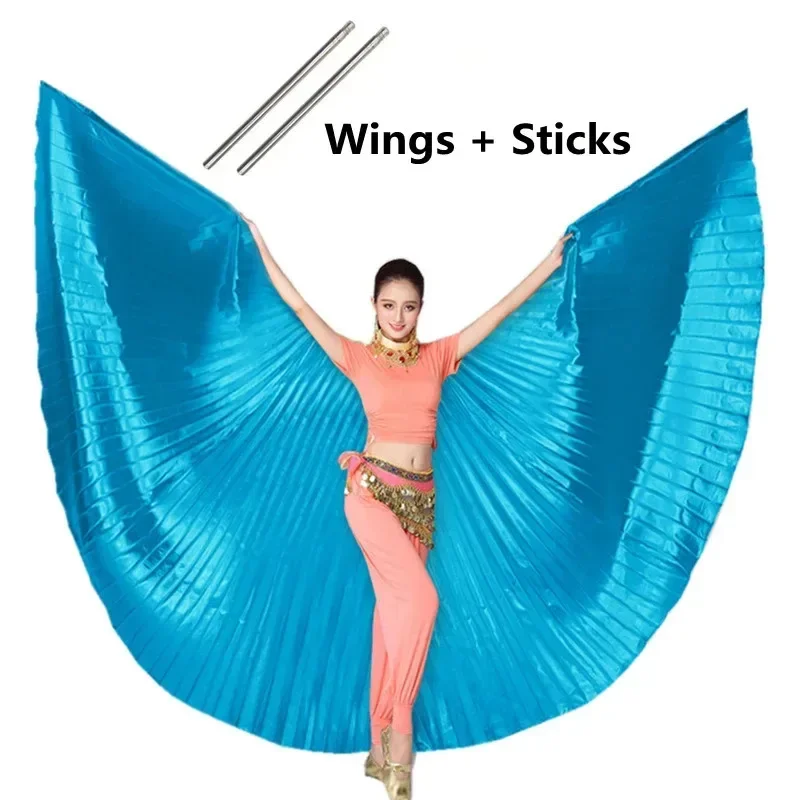 Women Belly Dance Wings Belly Dance Accessories Bollywood Oriental Egyptian Sticks Costume Adult