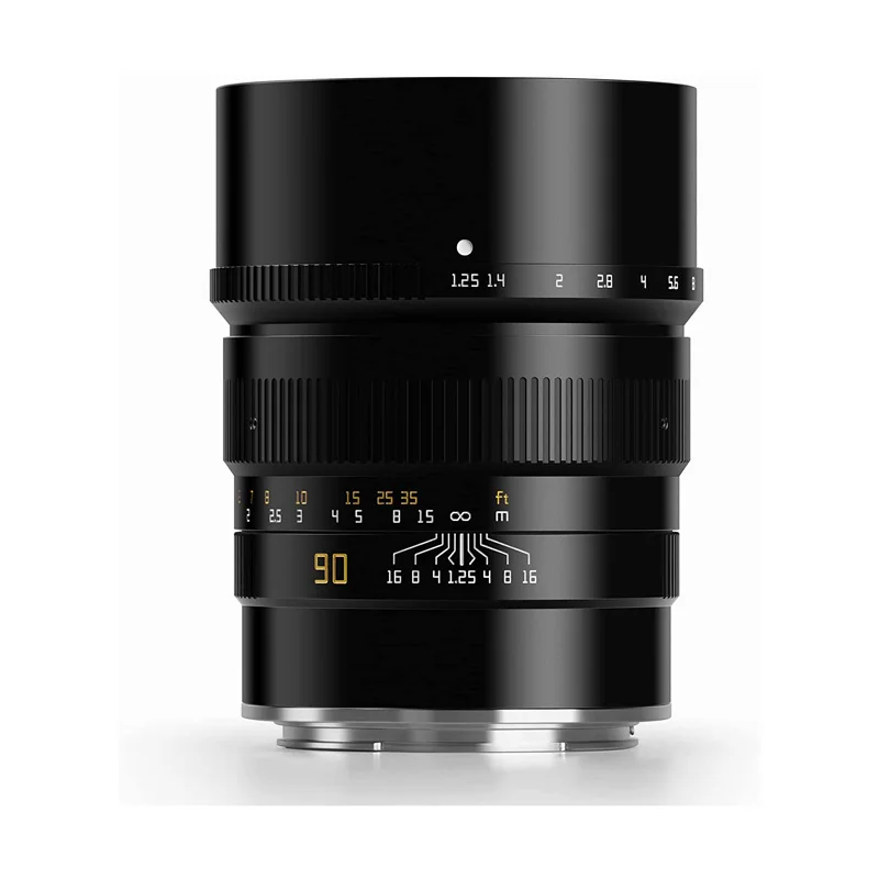 

TTArtisan 90mm F1.25 Full Frame MF Mirrorless Camera Lens For E/Z/RF/GFX/X1D Sony E-Mount A7 A7II A7R A7S A9 A7C