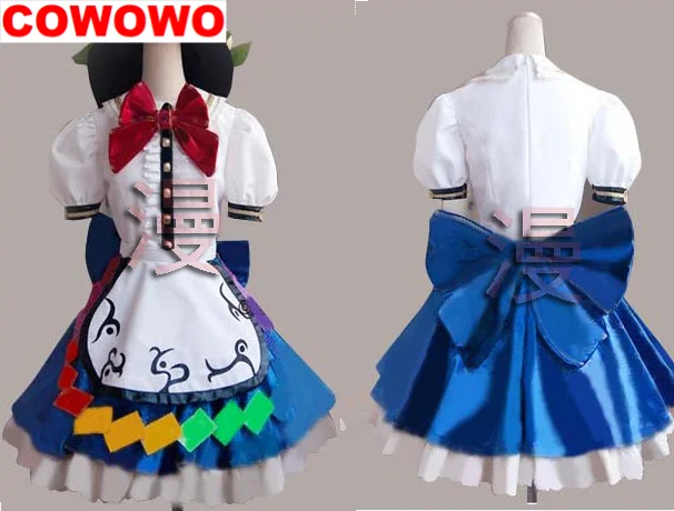 

COWOWO Touhou Project Hinanawi Tenshi Dress Cosplay Costume Cos Game Anime Party Uniform Hallowen Play Role Clothes Clothing