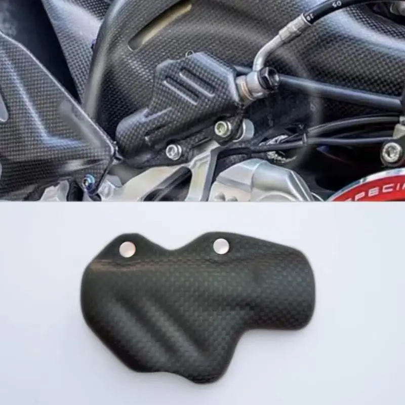 Per DUCATI Panigale V4 SR V2 899 959 1199 1299 Streetfighter V4 S Moto In Fibra di Carbonio Posteriore Pompa Freno Copertura Tappo di Protezione