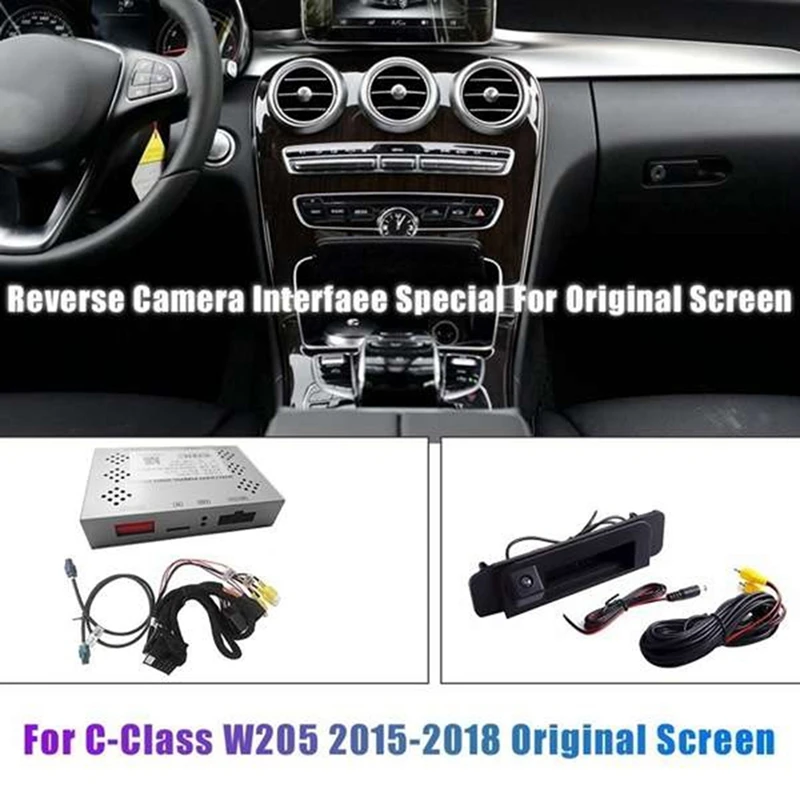 Car Reversing Image Decoding Box Car Image Decoding Box Update Screen System Kit For Mercedes-Benz C Class W205 2015-2018