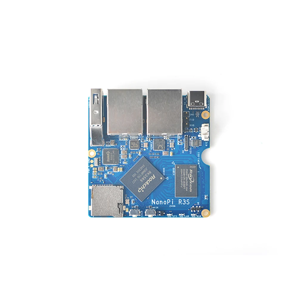 Imagem -03 - Nanopi R3s Dual-gbps Portas Ethernet Router Rockchip Rk3566 Soc Placas de Desenvolvimento 2gb Lpddr4x Suporte Openmediavault Openwrt