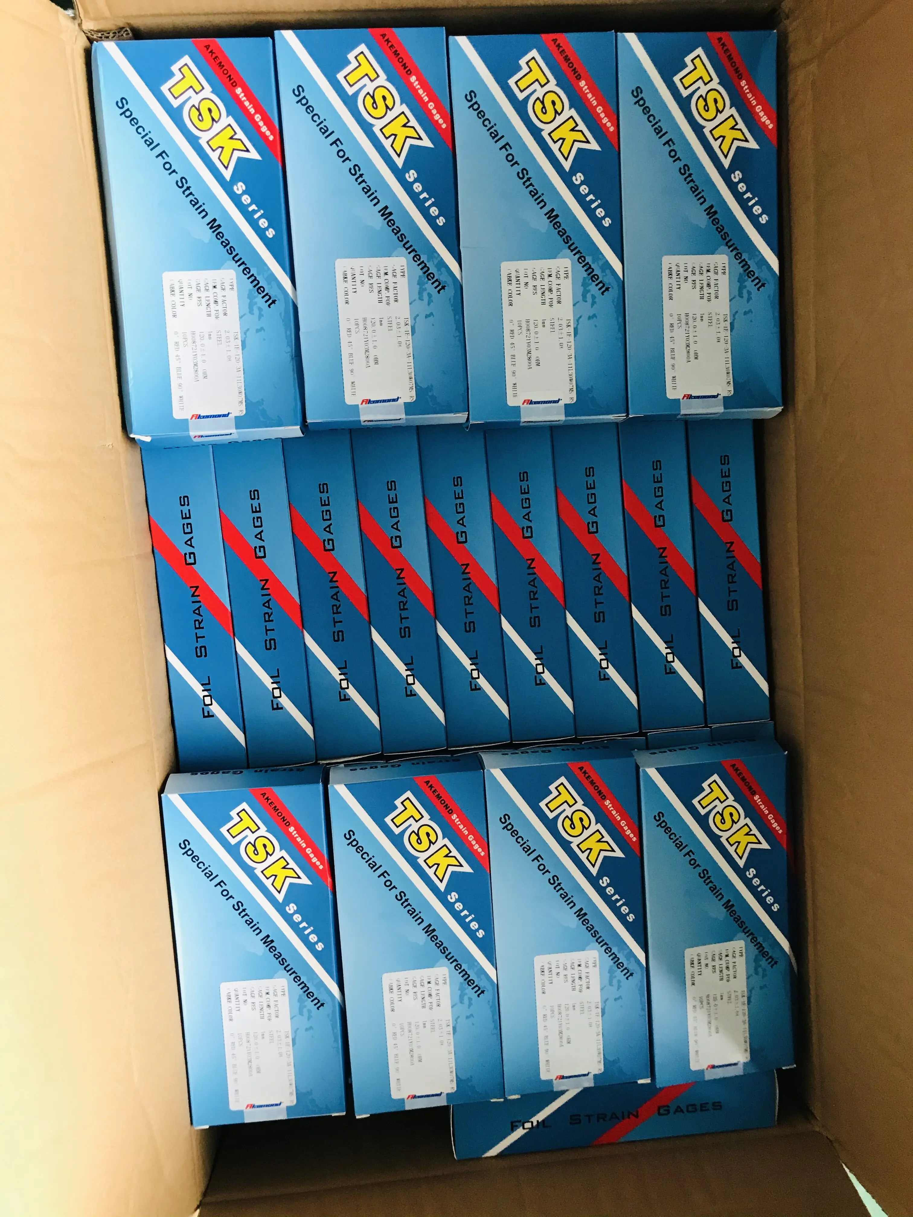 AKEMOND three-axis strain gauge, TSK strain gauge TSK-1A-120-3A-11L1M2S