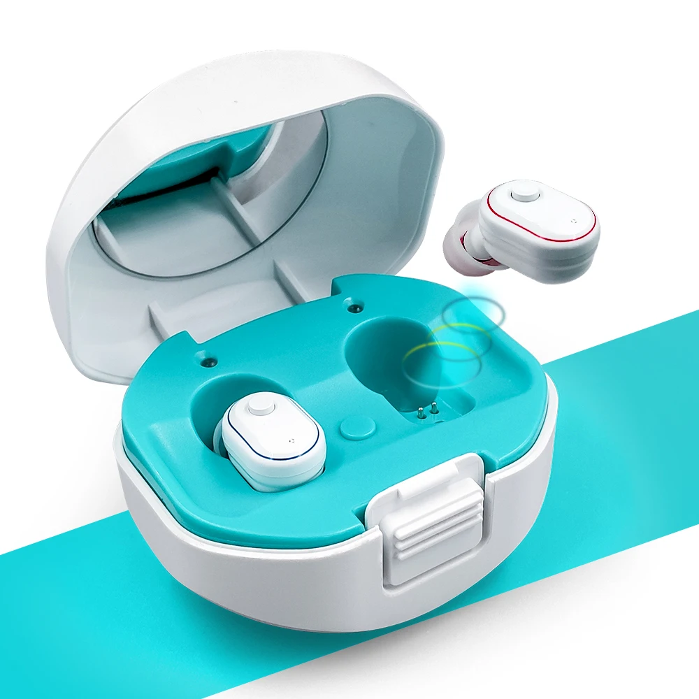 

Factory Price ITC CIC Digital Rechargeable Hear Aid Ear Sound Amplifier Phone Music Adjustable Bluetooth Hearing Aid Wholesale