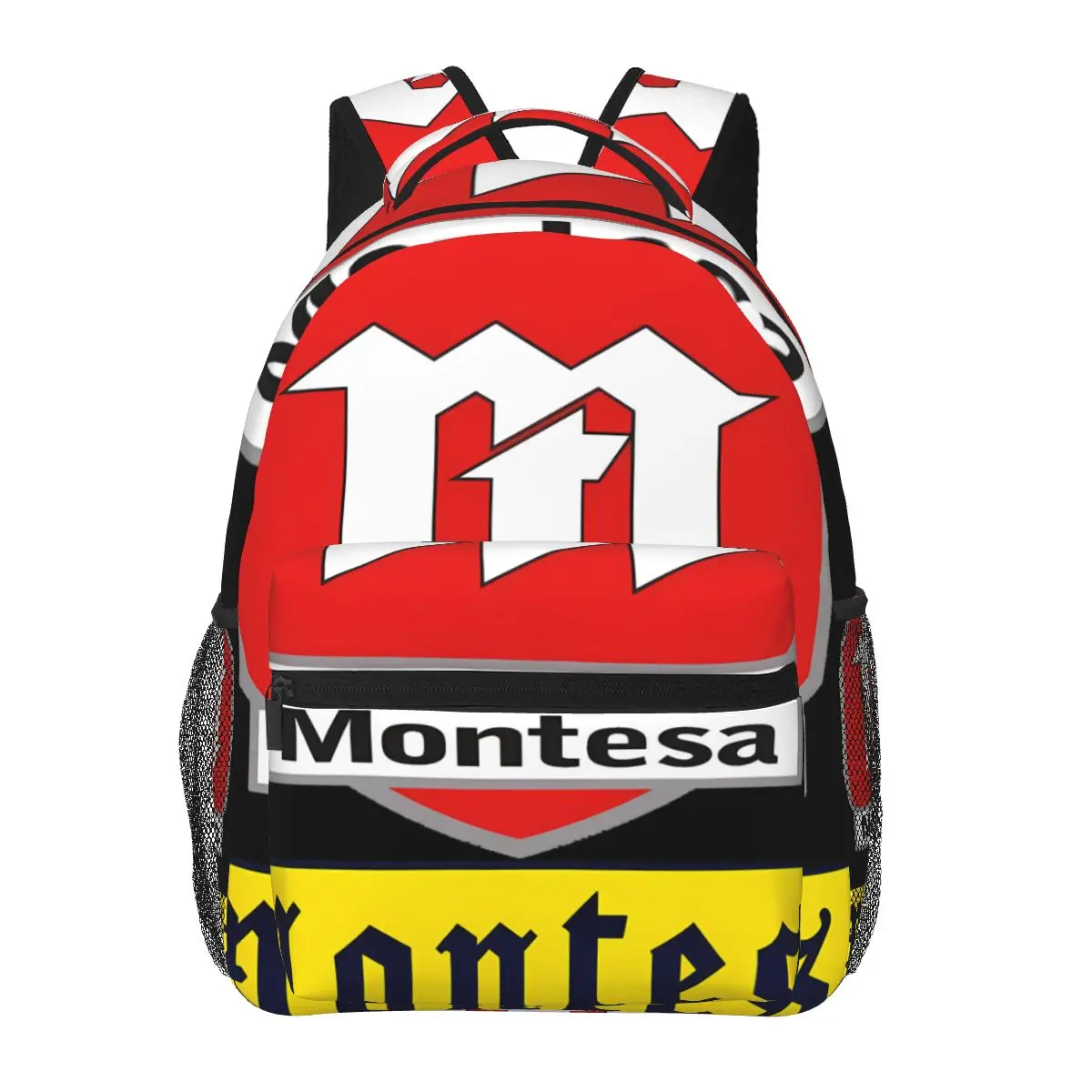 Montesa-Unisex motocicleta mochila casual, estudantes, lazer, viagens, computador