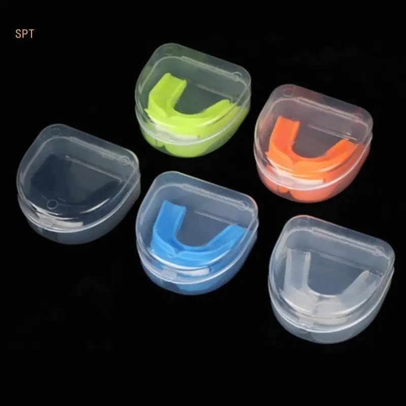 Sport Mouthguards Double-Sided Mouth Protection Teeth Tooth Protector Easy Use 714F