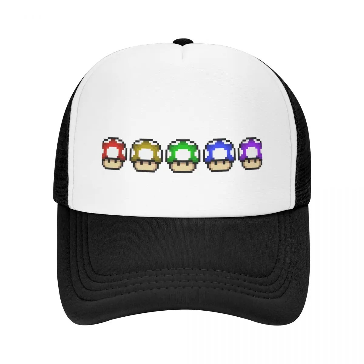 Coloured Mushrooms Baseball Cap Custom Cap Vintage Men's Baseball Women's