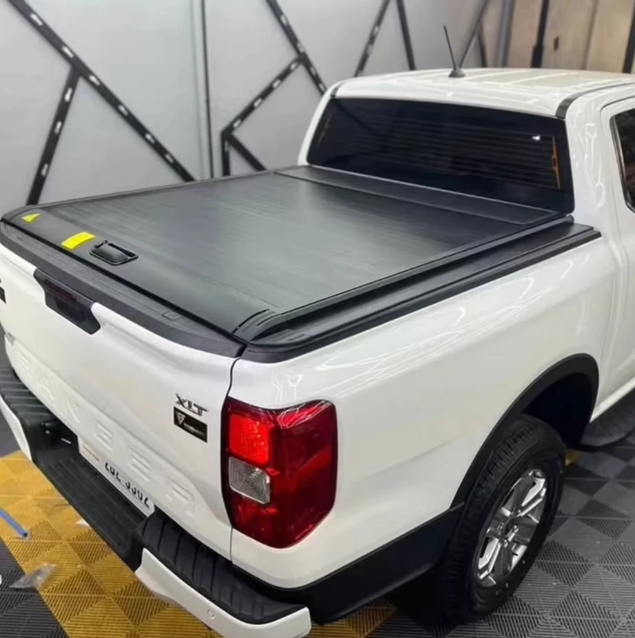 

Pickup Truck Retractable Aluminium Manual Tonneau Cover Roller Lid Shutter for Ranger 2023