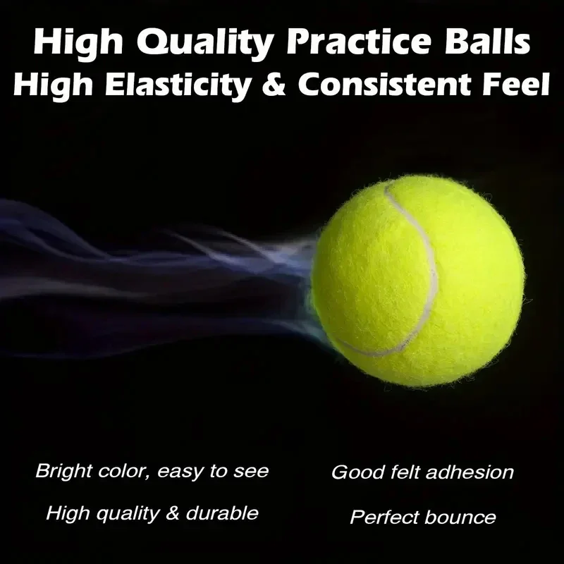 Tennisbälle High Bounce Training Tennis für Hunde beißen 6,4 cm elastischen Gummi Tennis Trainings ball Outdoor Sport Übungs teile