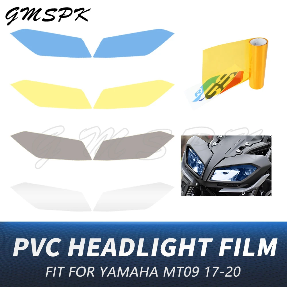 

Transparent Motorcycle Headlight Film Fit for YAMAHA MT-09 MT09 2017-2020 Anti-Scratch Head Lamp Protective Film Sticker