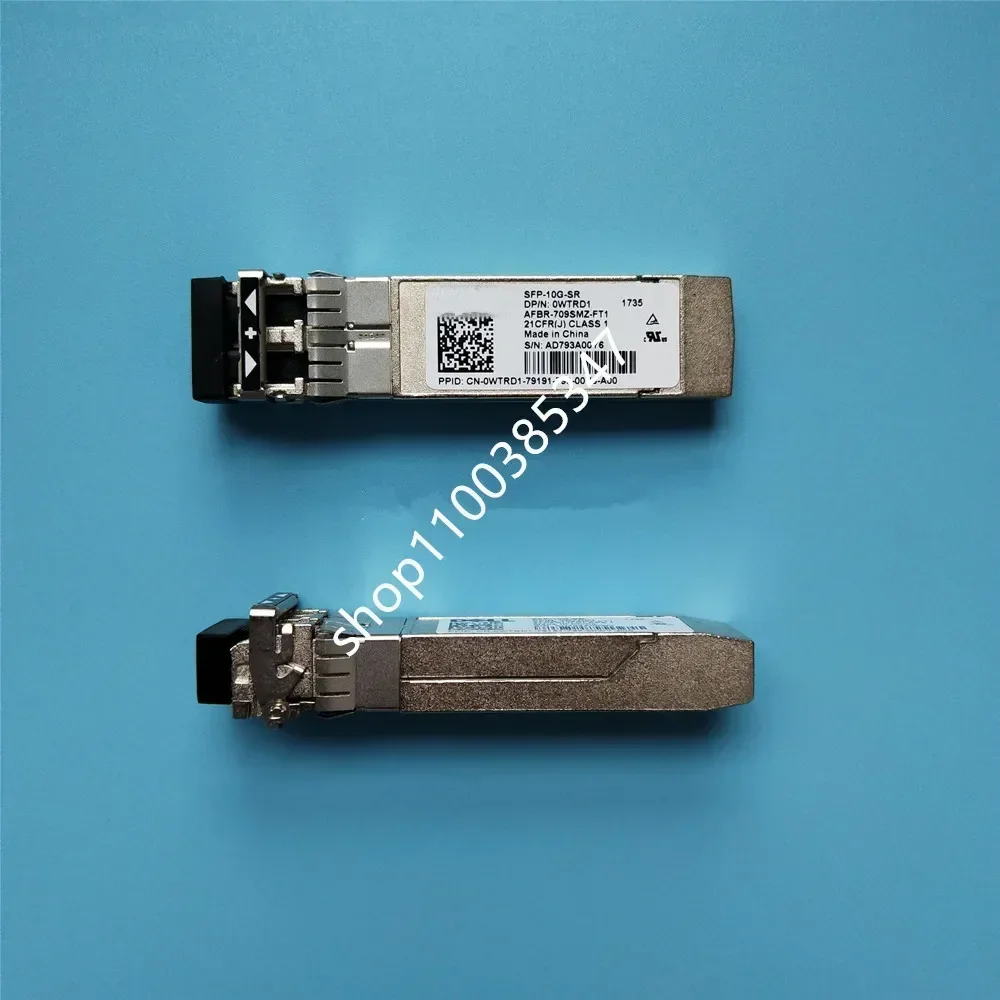 1PCS 10gb SFP/0WTRD1/AFBR-709SMZ-FT1/SFP-10G-SR switch 10g sfp 10G SR 850NM Fiber Transceiver module/10g sfp adapter switch