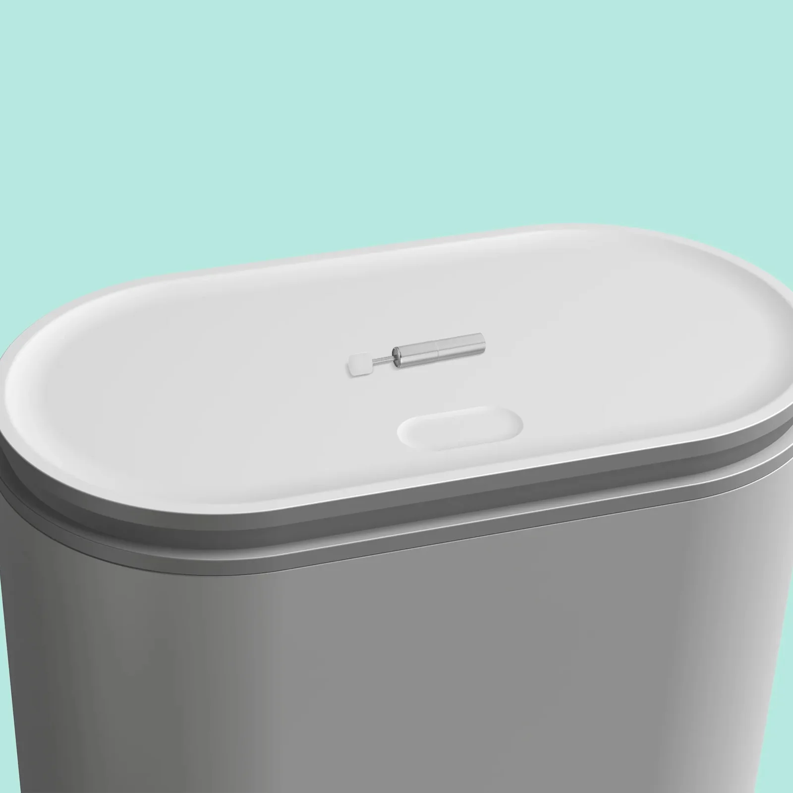 

8Pcs Stainless Steel Trash Can Damper Hydraulic Soft Close Mechanism for Wastebasket Lid Silent Descender Shock Absorber Bin