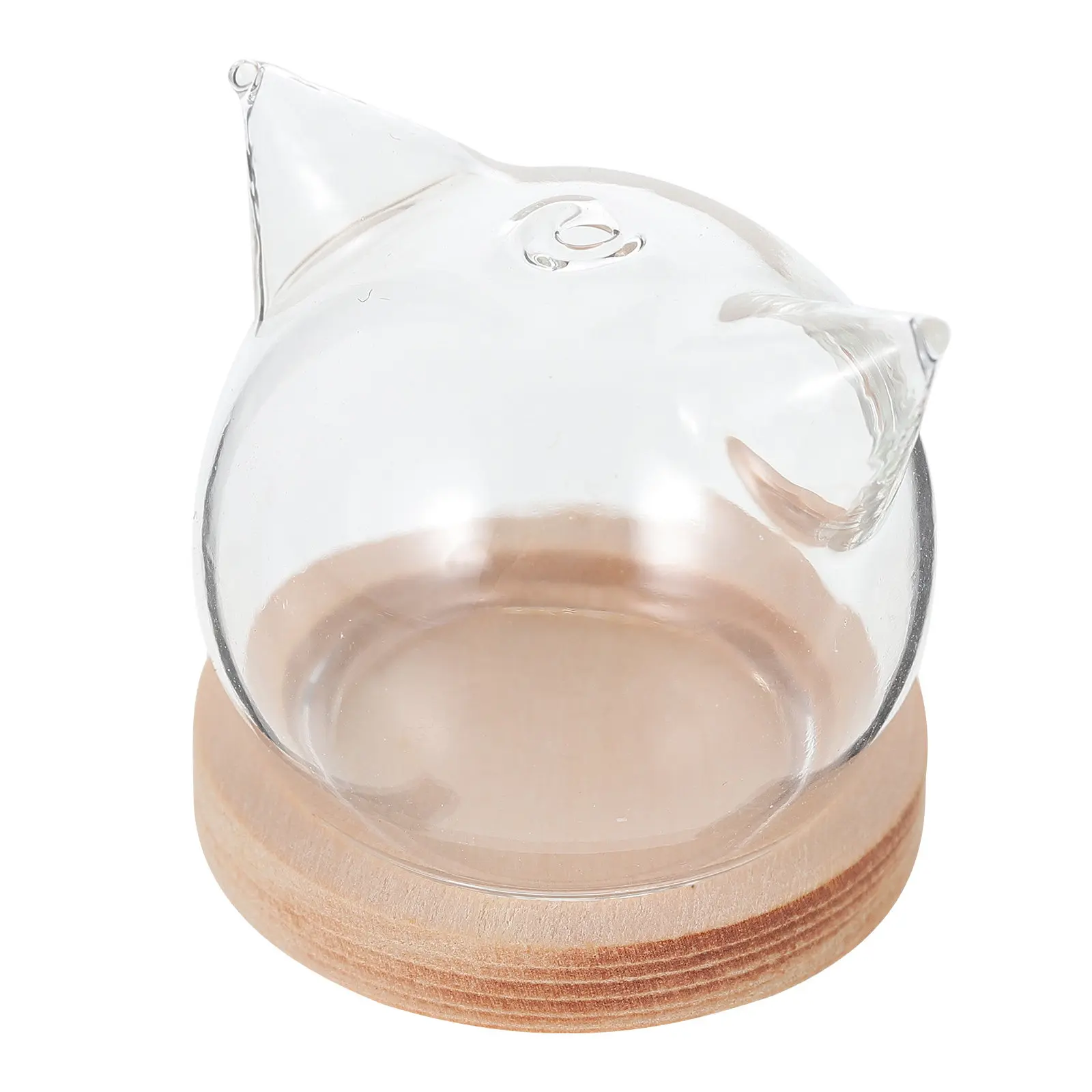 

2Pcs Mini Glass Cake Cover Decor Transparent Dome Mini House Accessories Home Decoration Micro Landscape Cake Cover Ornament