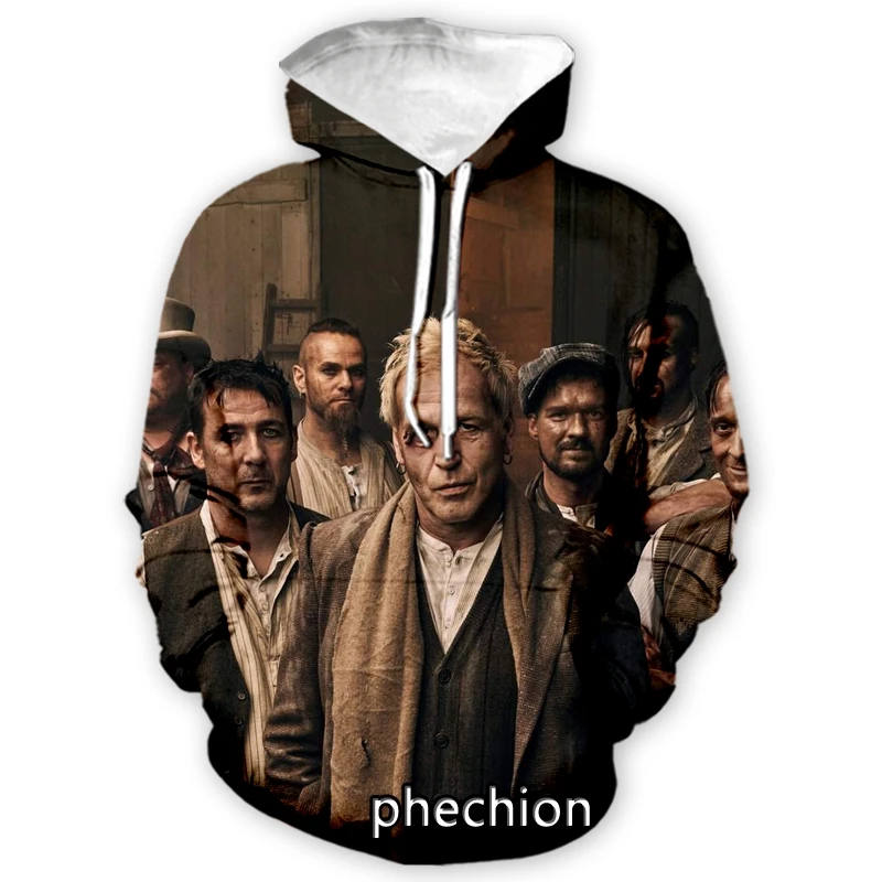 

phechion New Fashion Men/Women In Extremo 3D Print Casual Sweatshirt Hoodies Streetwear Men Loose Sporting Hoodies H18