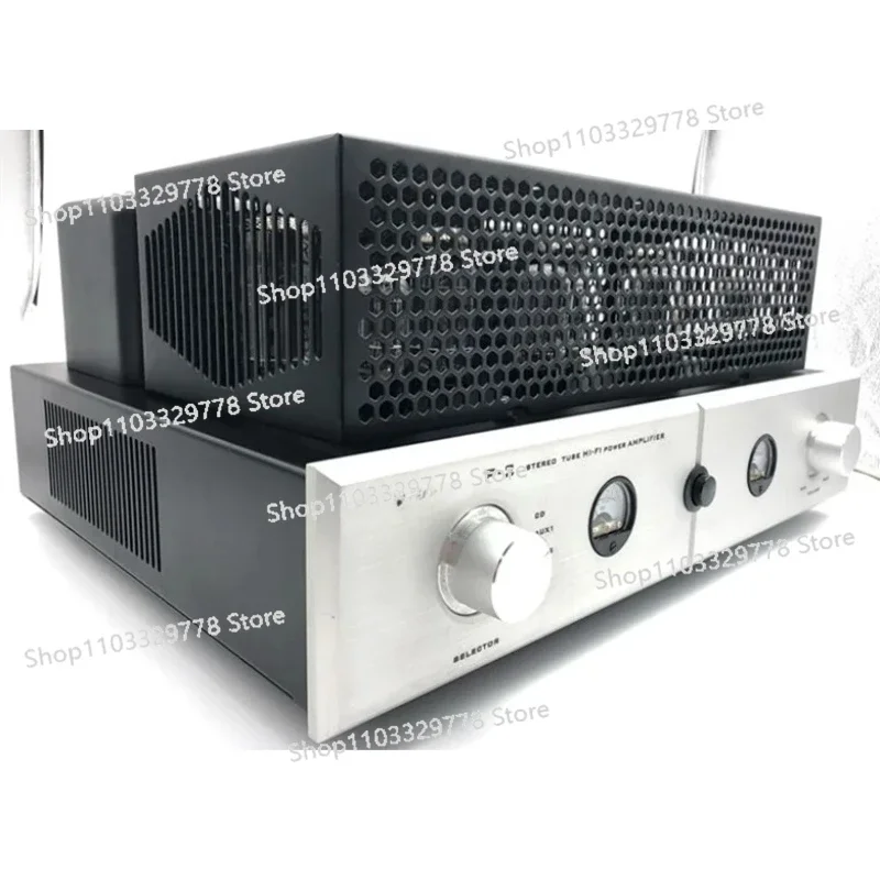 New P-2 6L6 Push-pull Pure Tube Power Amplifier, Built-in Lossless 5.0 Bluetooth, with Full-frequency Signal Output Function